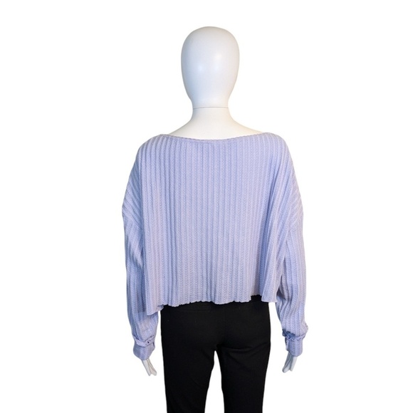 Out From Under Light Purple Soft Button Down Loungewear Top Size L - Picture 2 of 4